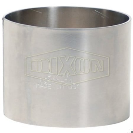 Dixon King Crimp Crimp Sleeve, 3 in Nominal, 3-3/4 L x 0.09 in Thick, 304 SS, Domestic CS300-11SS